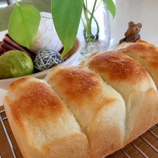 砂糖不要！外カリ中モチ！米粉入り食パン！